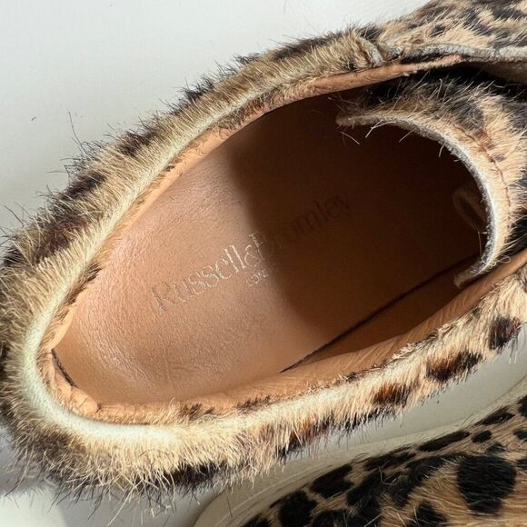 RUSSELL & BROMLEY TROPHY LEOPARD CALF HAIR‎ TRAINERS SNEAKERS EURO 39 8 - Picture 7 of 10